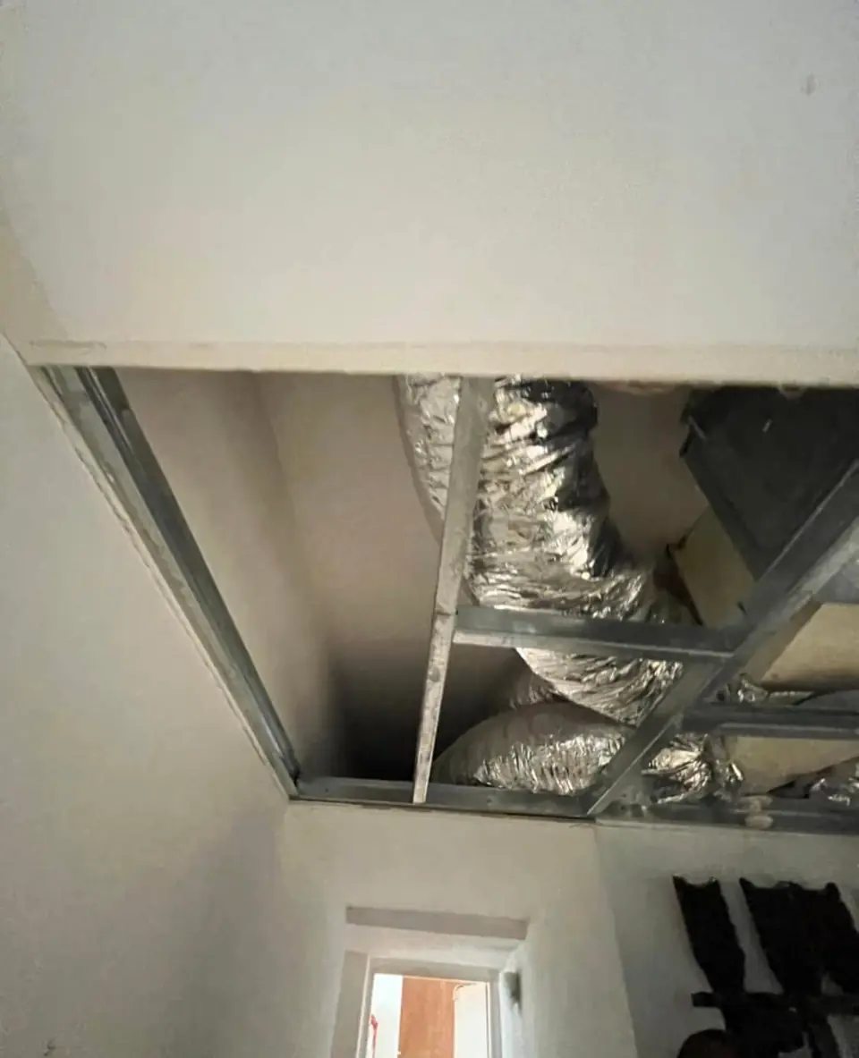 תקרת גבס: פתיחה, תיקון וגמר